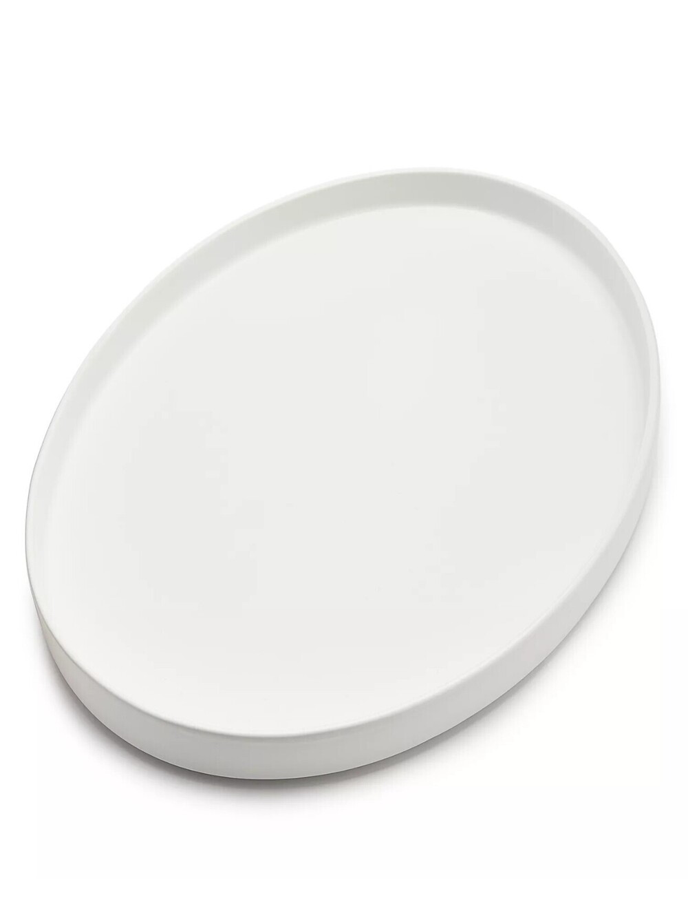 70$ The Cellar Aaden Matte Stackable Oval Serve Platter Size One White
